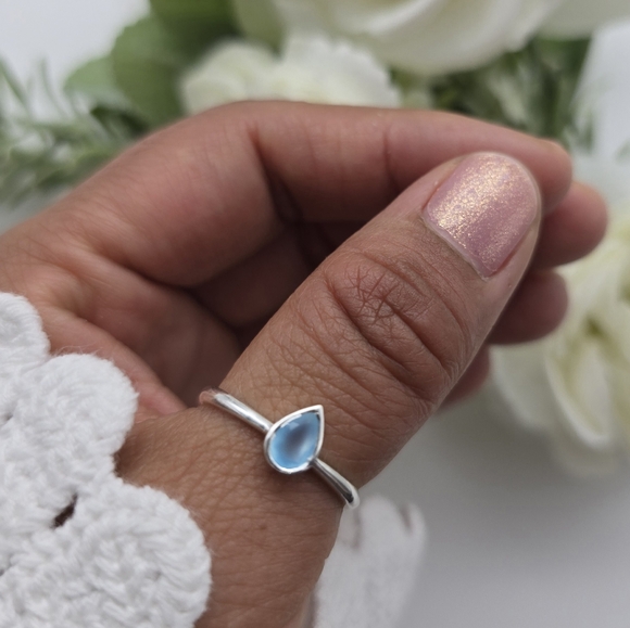 KYNDALL RING STERLING SILVER SET - Picture 10 of 14